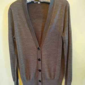 Women's LOFT brown/gray cardigan. Size M